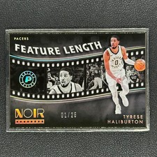 2023 Panini Noir Feature Length Metal Framed Tyrese Haliburton /25#Z