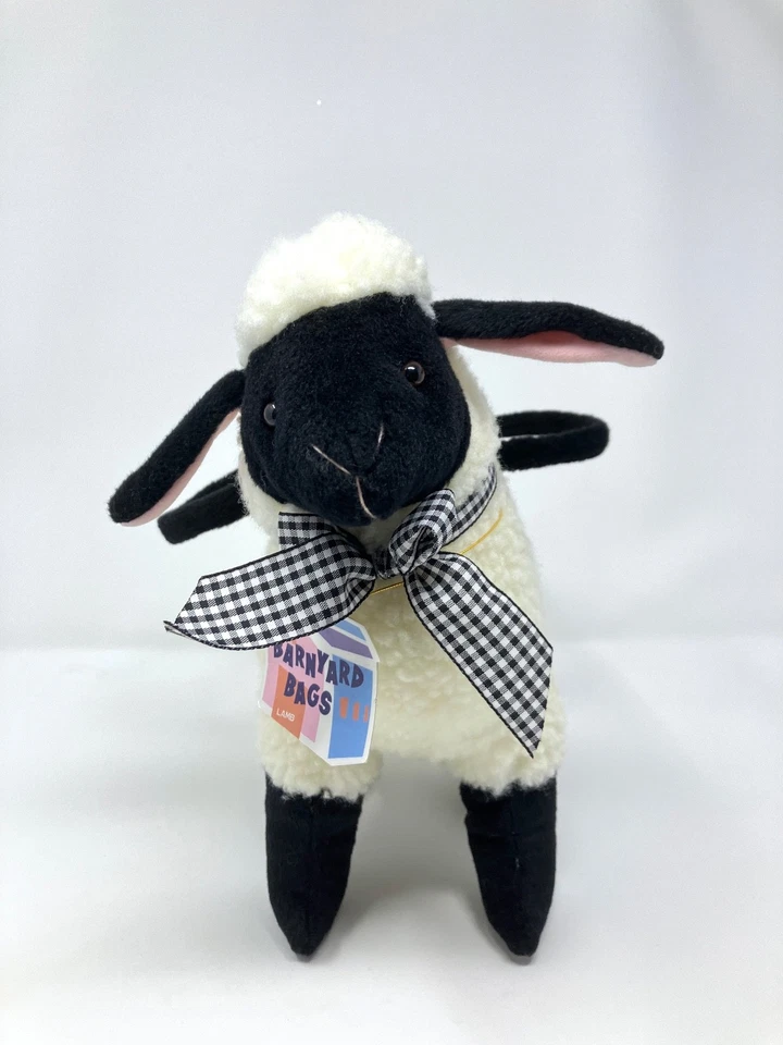 Новый винтажный '96 плюшевый N. American Bear Co Barnyard сумки ягненка овец новинка сумочки - Изображение 4 из 4