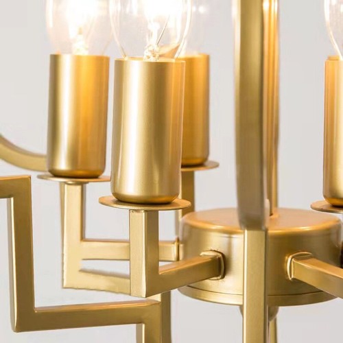 Gold Pendant Light Kitchen Lamp Hallway Ceiling Lights Hotel Chandelier Lighting - Picture 5 of 13