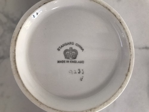 VINTAGE ROYAL STANDARD CHINA ART DECO TEAPOT #9233 - Picture 13 of 13