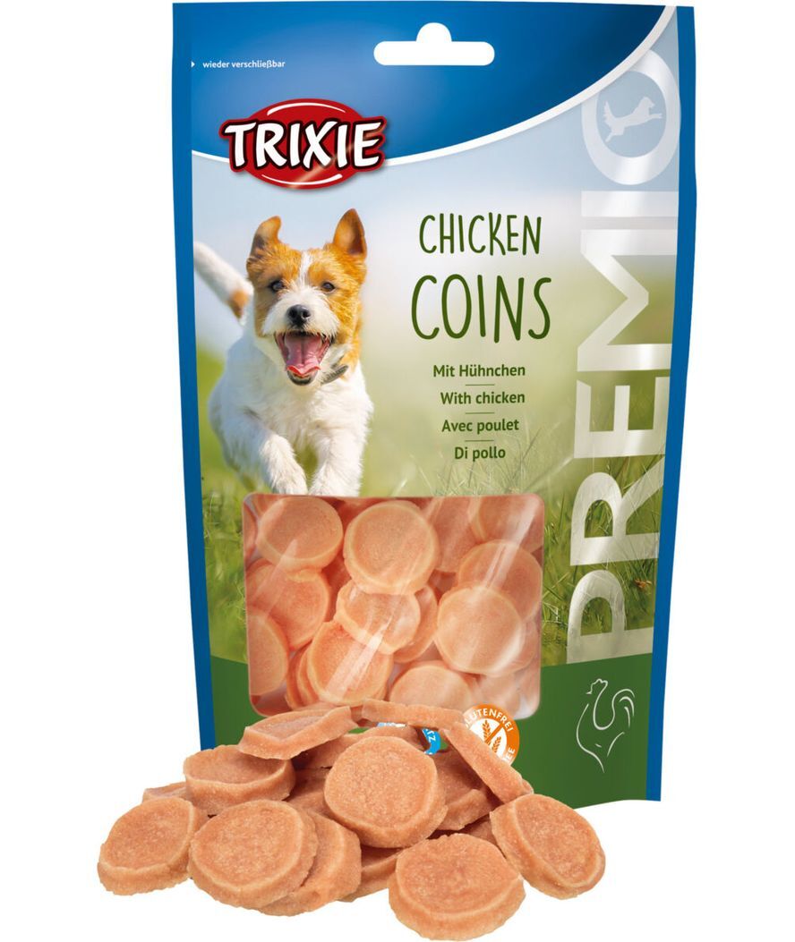 Premio chicken coins 100gr. Offerta Multipack 6 Conf. Trixie