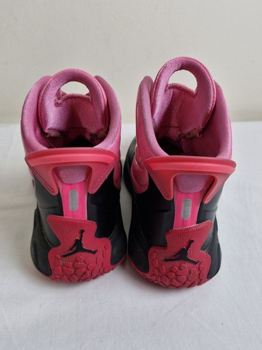 Nike Jordan Drip 23 Größe UK 12,5 Mädchen Regen Stiefel Schuhe Pink Schwarz Pinksicle. - Bild 5 von 12