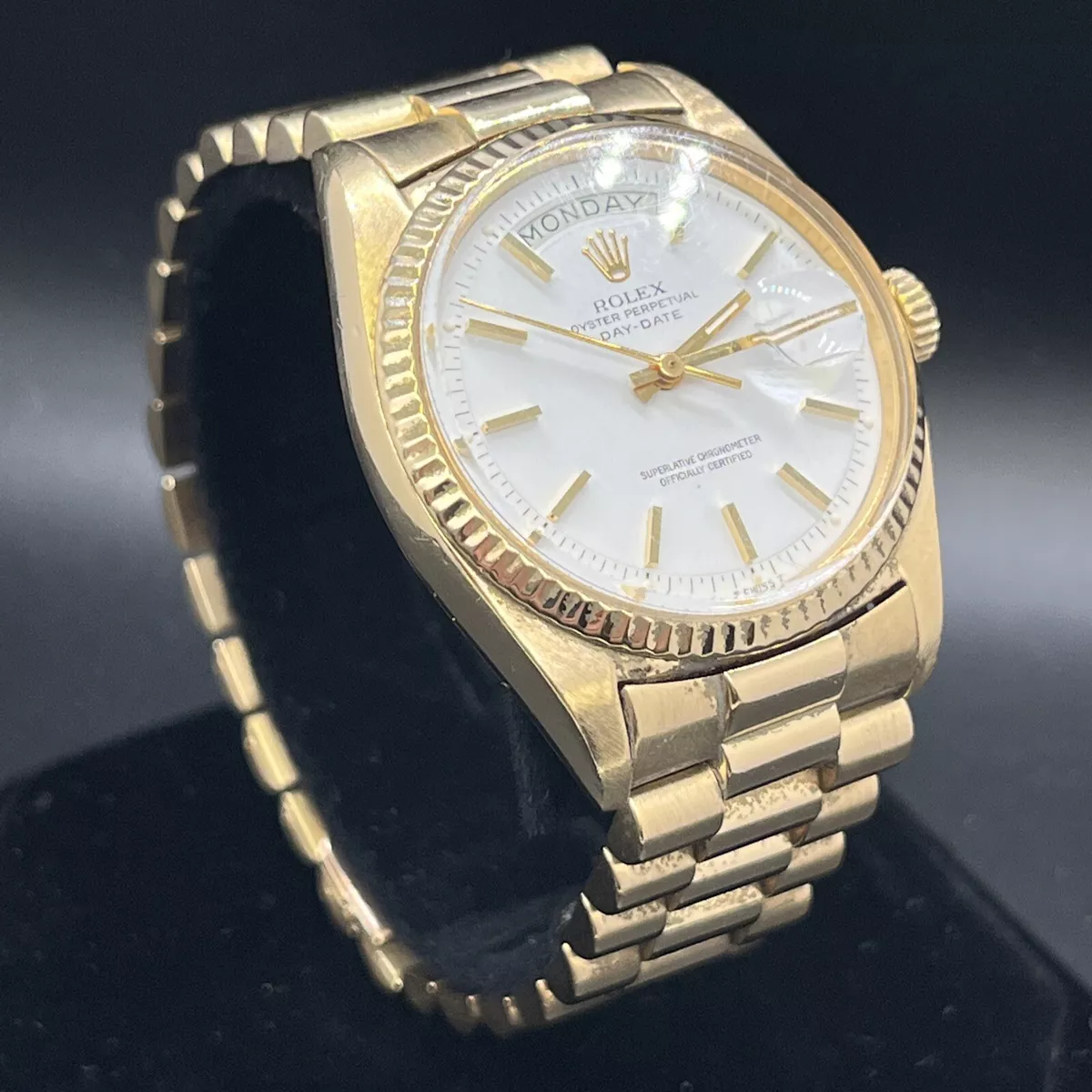 Rolex Day-Date in Yellow Gold ref 1803 Grey Dial 1971 on President