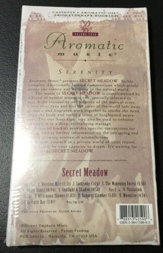 1995 SECRET MEADOW VOL 4 CASSETTE AROMATIC new age synth ambient meditation Seal - Picture 2 of 3