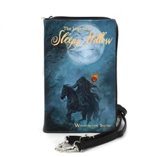 Spookyville Critters The Legend of Sleepy Hollow Book Clutch Bag
