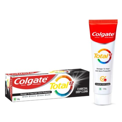 Colgate Total Charcoal Deep Clean Zahnpasta Antibakteriell 120g