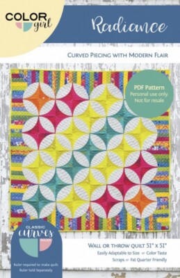Color Girl Steppmuster Radiance Quilt
