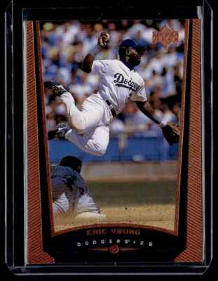 1999 Upper Deck Exclusives Level 1 Bronze Eric Young 049/100 Los Angeles Dodgers