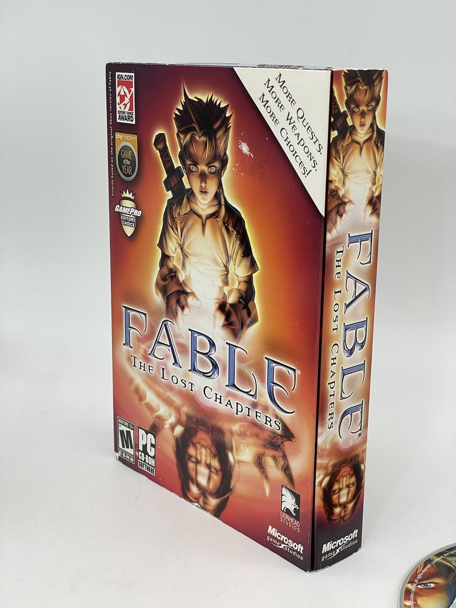 Fable The Lost Chapter PC CD-ROM 4 Disc Windows Video Game | eBay