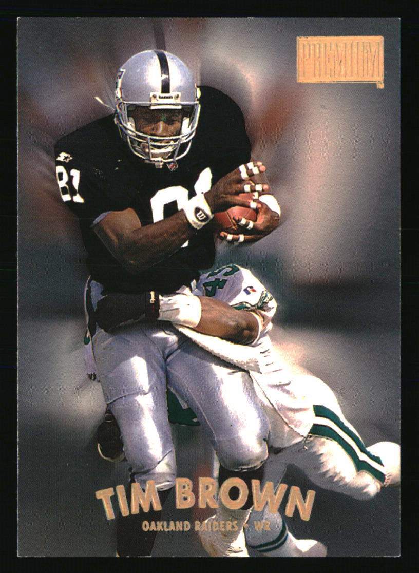 Tim Brown 1997 SkyBox Premium #70 FOOTBALL Card