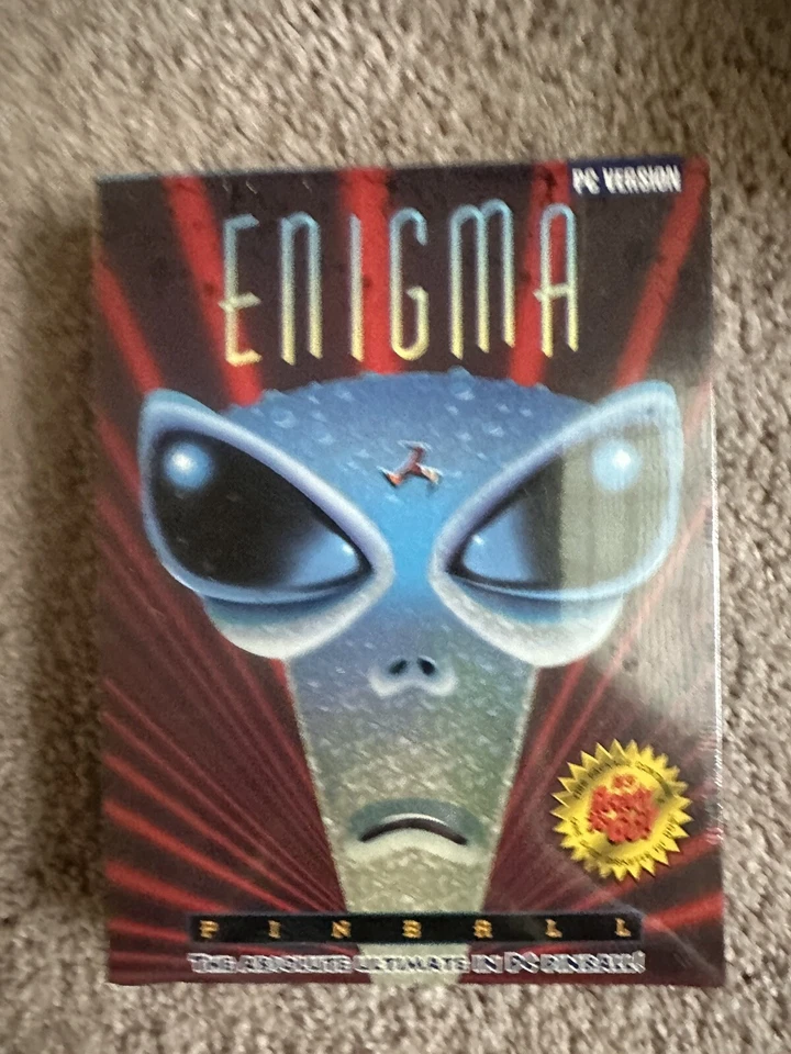Highway Hunter And Enigma Pinball 1994 Video Game Sealed 3.5 Floppy Disk RARE - Image 2 of 4