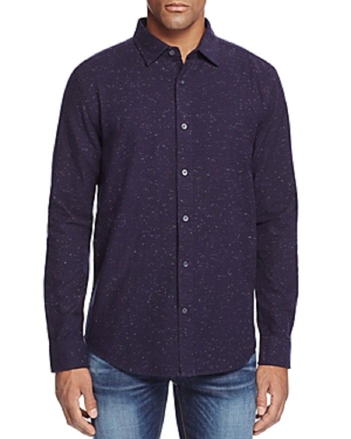 98 В мужском магазине Bloomingdales Рубашка на пуговицах Neptune темно-синий L 9690₽