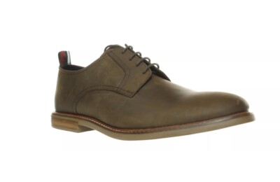 Ben Sherman Brent Brown Leather Shoe, New In Box BEN SHERMAN Brent Plain Toe Men main image 2