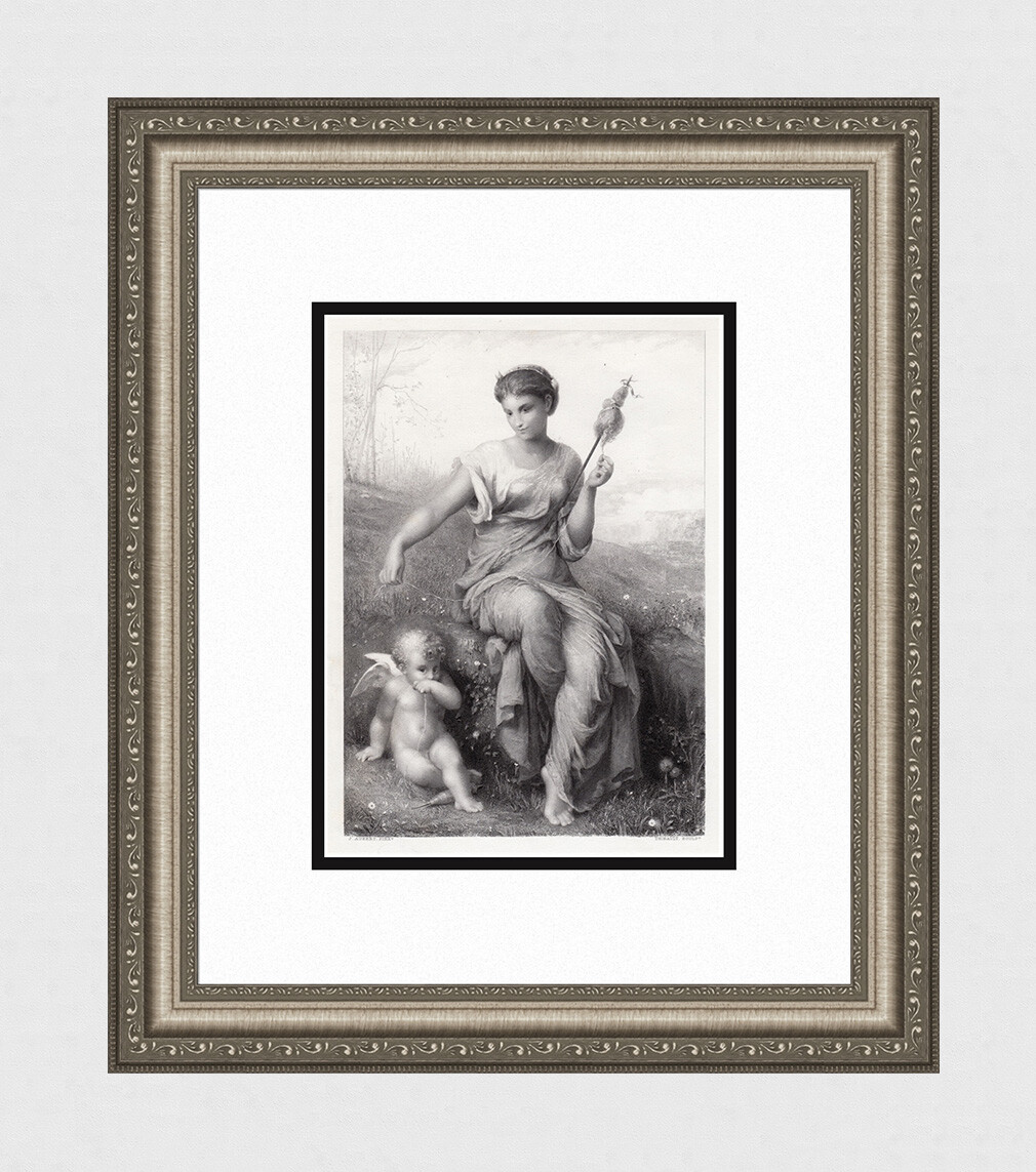 Super 1800s Jean-Ernest Aubert Engraving 