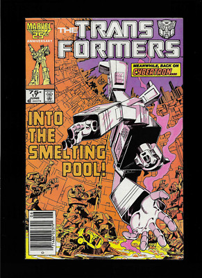 MARVEL TRANSFORMERS (1986) #17 NEWSSTAND 1st appearance of SEVERAL KEY