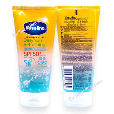Vaseline Extra Cooling Sunscreen Serum Body Sun Serum SPF50+ , PA++++ , 155ml x2