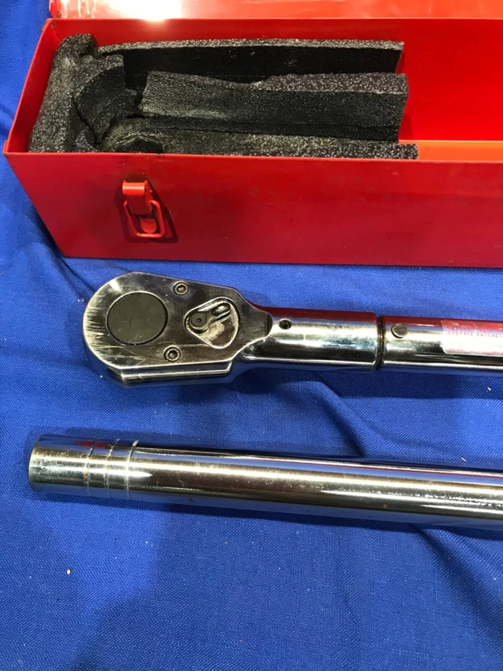 Wright Tool Micrometer Torque Wrench 200-1000ft-lbs 1" Drive 8447 USA - Image 2 of 4