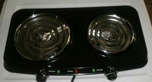 Double Burner Electric Hot Plate Walmart Hp202 U21 Ebay
