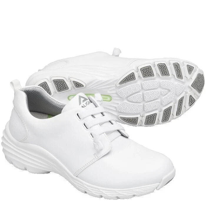 Nurse Mates Solid Comfort Shoes White for Women