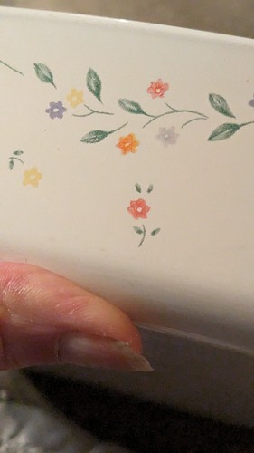 Corning ware "English Meadow" 2.5 liters Casserole Baking Dish Discontinued - Picture 3 of 6