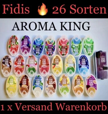 AK Aroma King 100 Aromaking Kugeln Kapseln Click Balls Filter Hoffmann TobaliQ