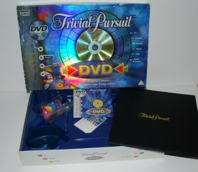 Parker Trivial Pursuit DVD Familie TV Spiel Hasbro Populärkultur Alter 15 bis Erwachsene