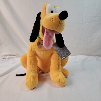 Disney Store Pluto Plush 17'' New W Tags Mickey Mouse Goofy Minny