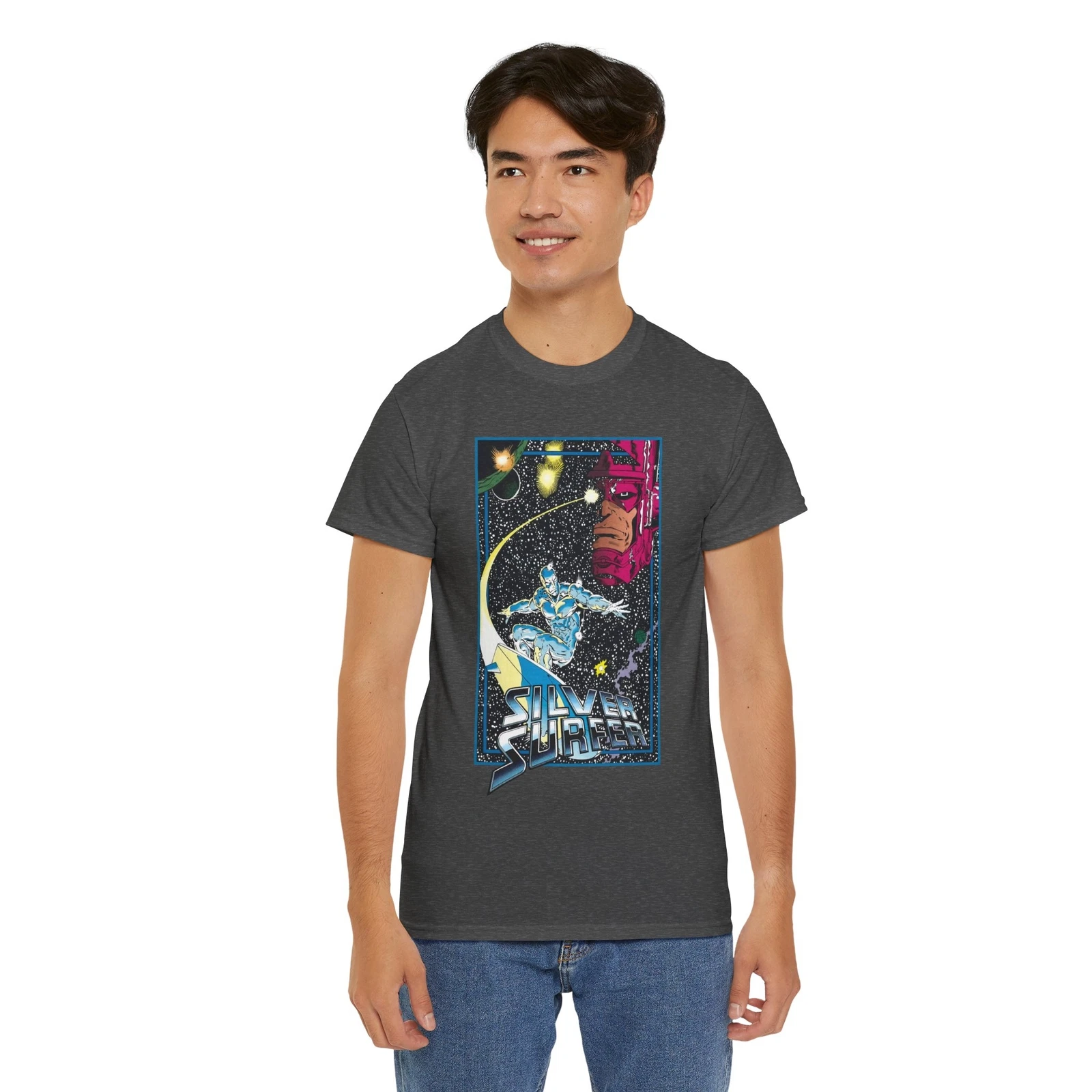 Silver Surfer T-Shirt - Marvel Comics - Ron Lim Art - Galactus - Norrin Radd