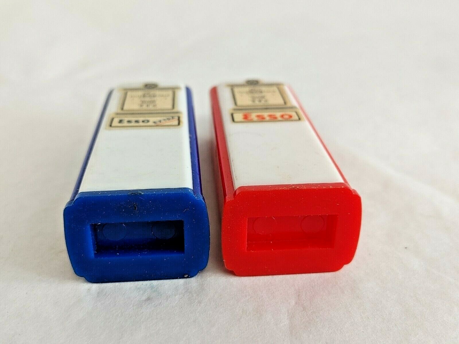 Vintage Esso Standard Oil Gas Pumps Salt and Pepper Shaker Set Plastic