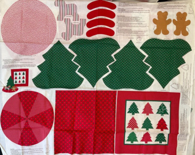 TABLE TOP TREE & MINI-QUILT PANEL BY KEEPSAKE CRAFTS