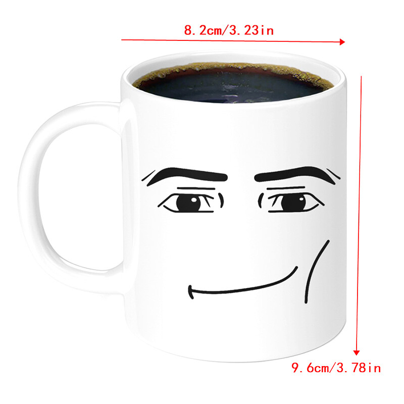 Game Inspired Man Face Mug Funny Men Or Woman Faces Coffee Mug Birthday