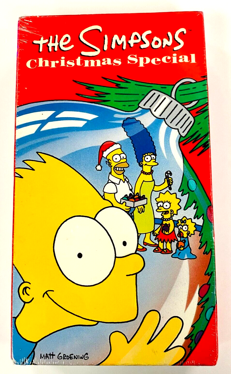 Simpsons Christmas Special, The (VHS,1991) Watermark New Sealed Fox  Video