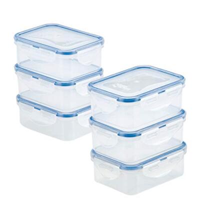 LOCK & LOCK - HPL806S6 Food Storage Container Set - 11.8 Oz (Pack of 6)