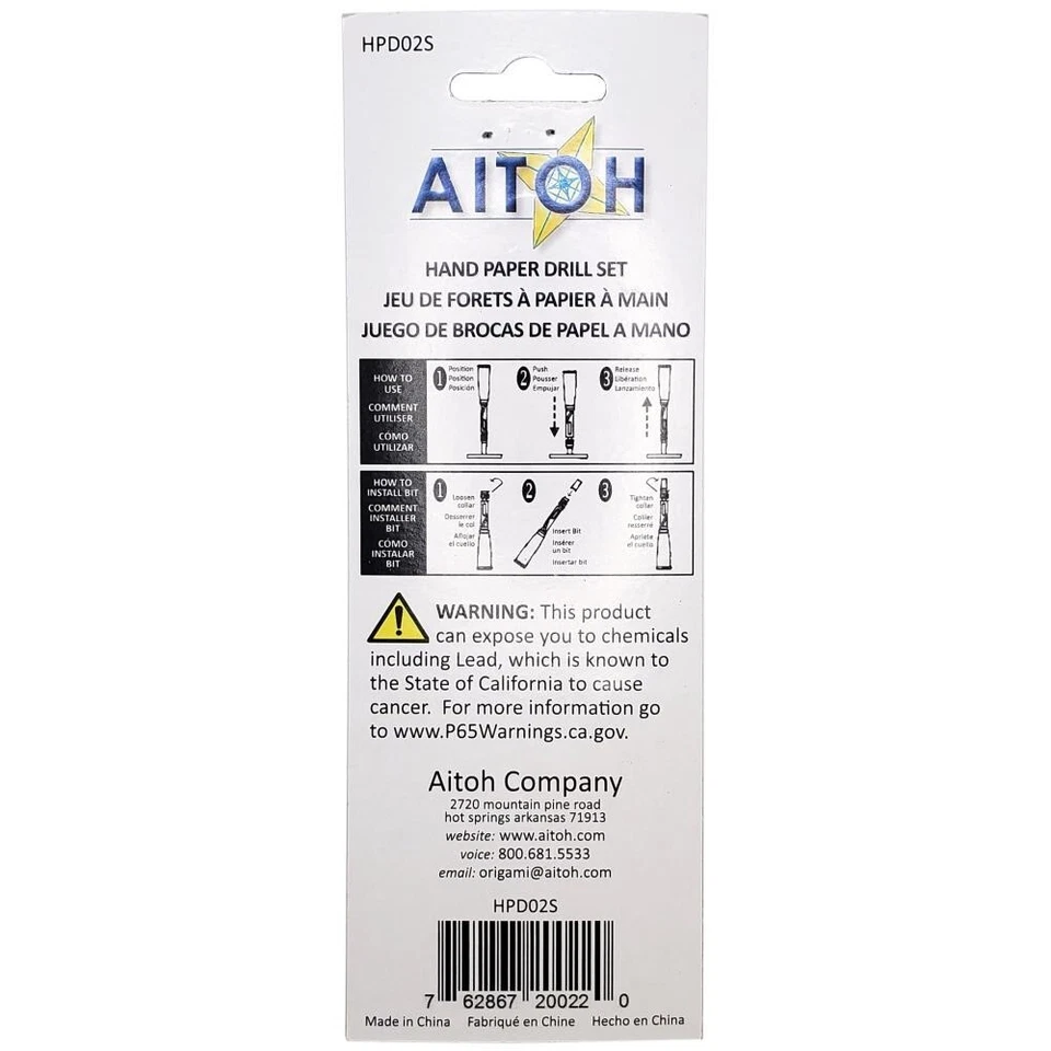 Aitoh Screw Punch Kit Includes 1.5 And 3.0 Bit - image 2 of 3