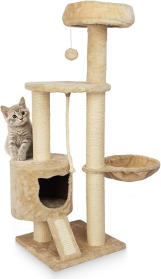 Large Cat Tower Cat Tree with Widened Perch for Large Cats Kittens, 45.3-Inch Ca