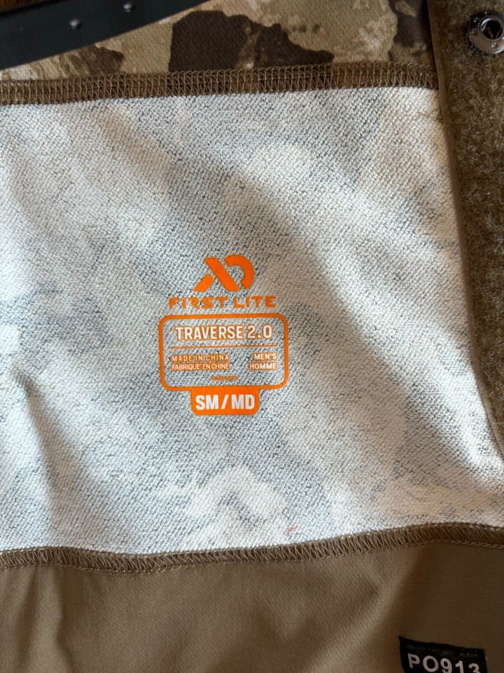 First Lite Traverse 2.0 Gaiter Durable Waterproof Camo Hunting Boot