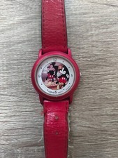 Lorus Mickey Mouse Watch, Disney, Red, old