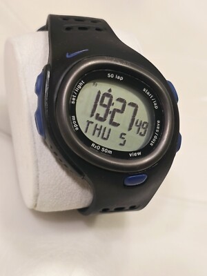 Nike Triax C8 SM0017 Black/Blue Watch * RUNNING * | eBay