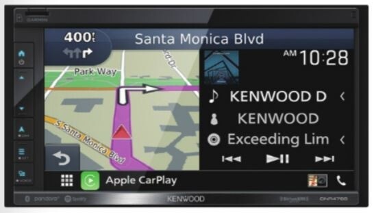 Kenwood DNR476S 6.8" Navigation Digital Multimedia Receiver Built-in Bluetooth