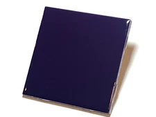 NEW DALTILE  CERAMIC  4 1/4"  X  4 1/4"  FED EX PURPLE  GLOSS