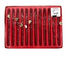 Kurt Adler 12-Piece Glass Icicle Ornament Box Set 3.5-Inch 3-1/2" Long Christmas