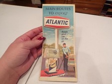 Vtg 1967 Atlantic Main Routes to Expo 67