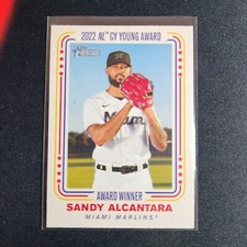 2023 Topps Heritage High Number - SANDY ALCANTARA -  AWARD WINNER #AW-3  L12