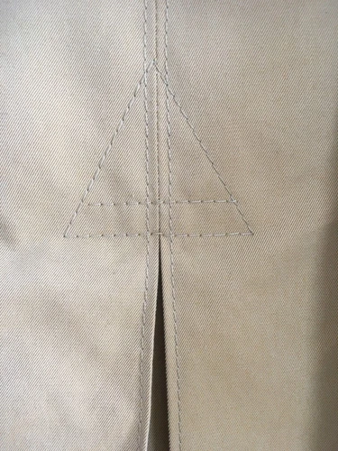 Rare Burberry Prorsum Fitted Trench Mac UK 10 Irridescent Buttermilk/Beige - Picture 17 of 17