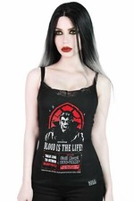 Killstar Dial Vamp Vampire Gothic Punk Horror Strappy Tank Top Shirt KSRA002313