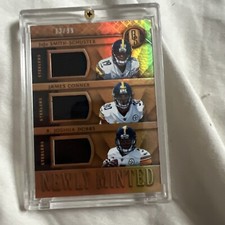 Steelers 2017 Gold Standard Newly Minted JERSEY Triple JuJu Conner Dobbs /99
