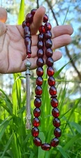 Old German misky Prayer Worry Beads  Baga Subha Tasbih Tasbeeh 