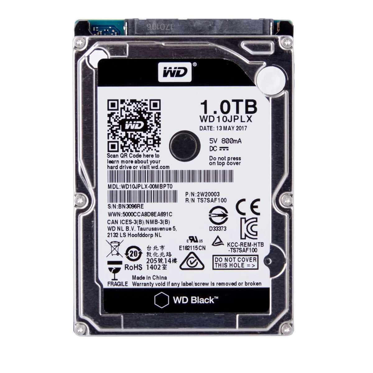 NEW WESTERN DIGITAL BLACK WD10JPLX 1TB 7200RPM 32MB SATA III 2.5