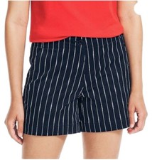 Nautica Ladies Twill Short; Navy Seas Size 12 NWT