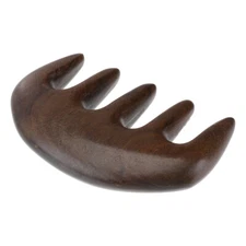 1PC Eye Serum Roller Face Lift Roller Wooden Beard Comb Sandalwood Beard Comb